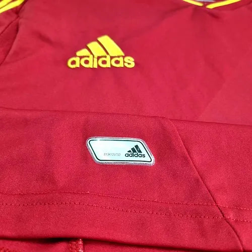 Spain 2012 Home Retro Jersey – Vintage Edition (Red) | Limited Edition