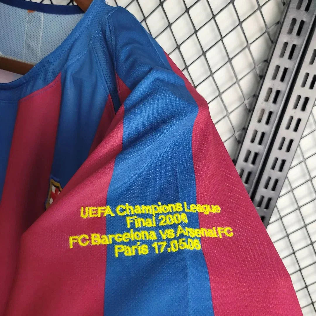Barcelona 2005 L/S UCL Home Shirt