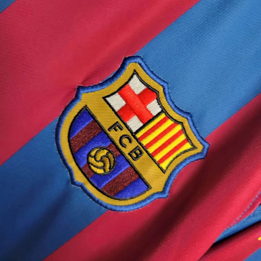 Barcelona 2005 L/S UCL Home Shirt