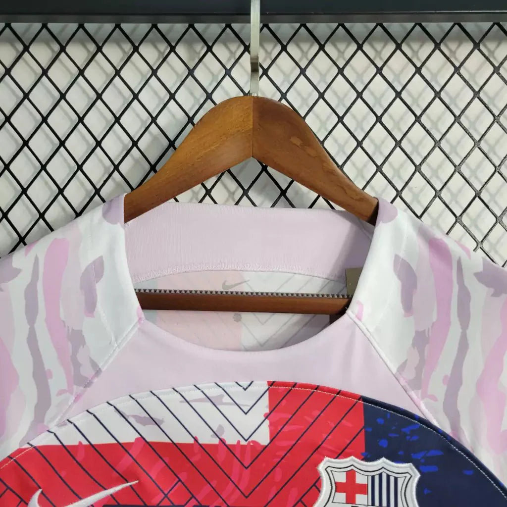 Barcelona 2023 Pink Training Shirt