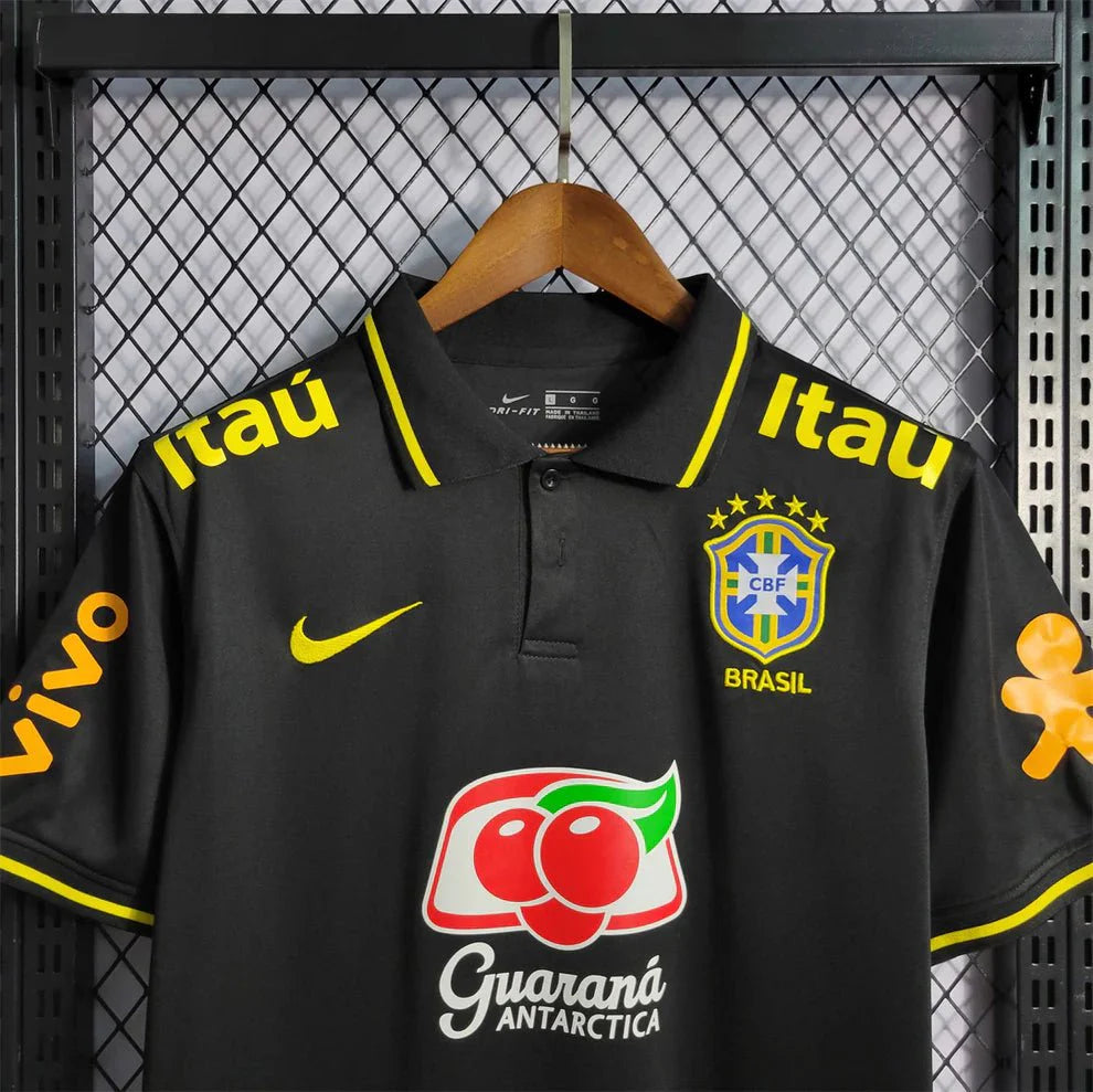 Brazil Black Polo Shirt