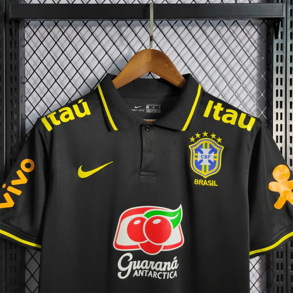 Brazil Black Polo Shirt