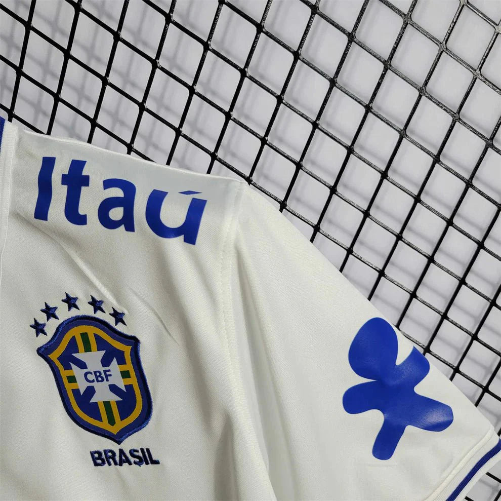 Brazil White Polo Shirt