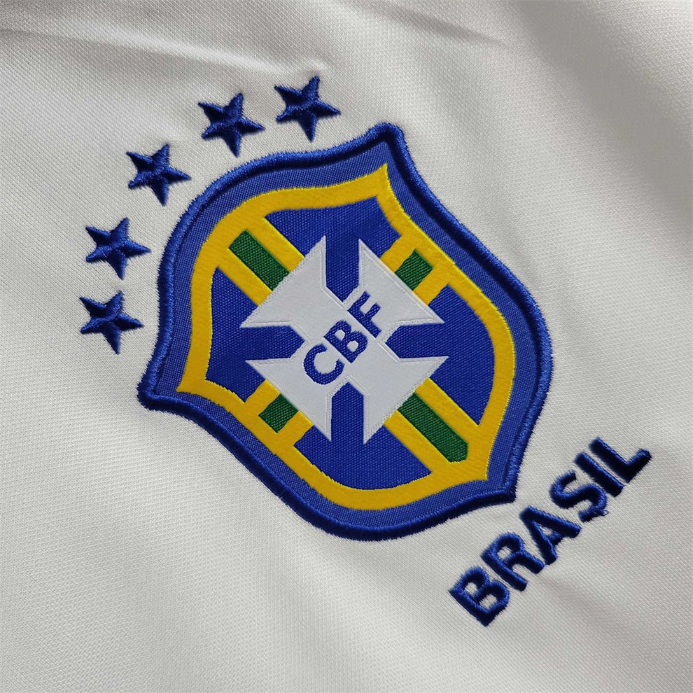 Brazil White Polo Shirt