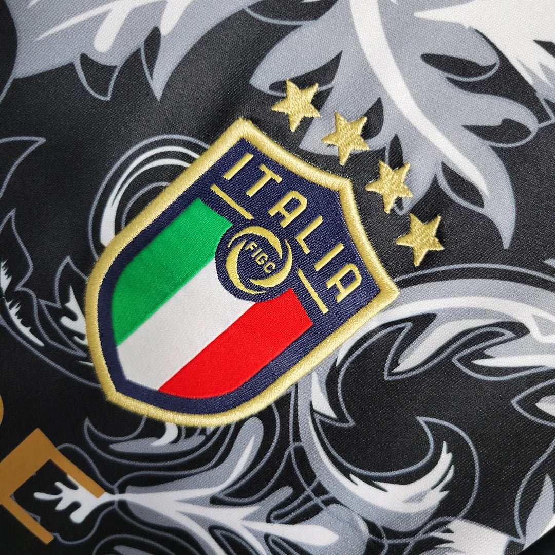 Italy × Versace 2024 Black Special Shirt