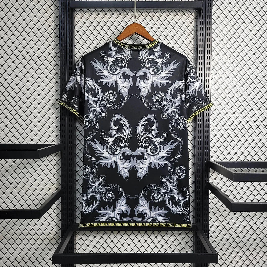 Italy × Versace 2024 Black Special Shirt