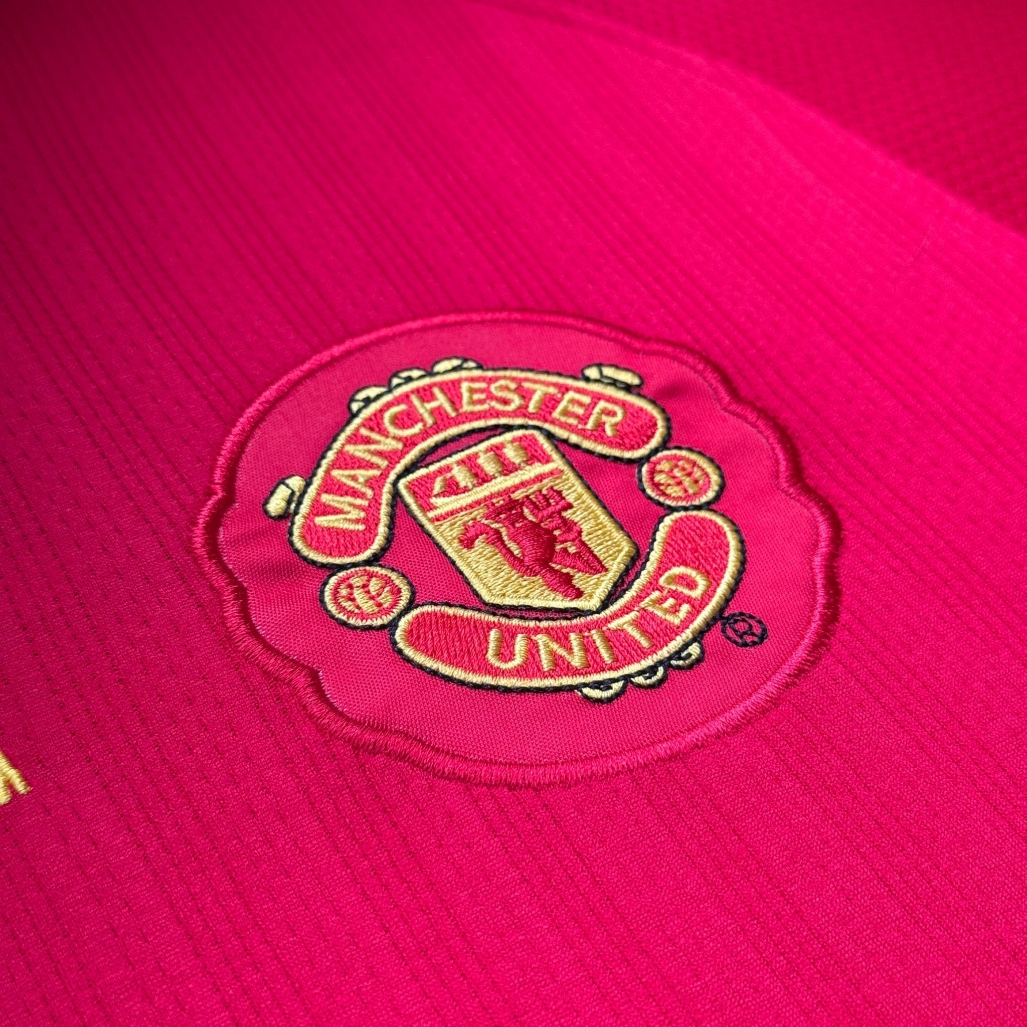Man United 2007 L/S UCL Home Shirt