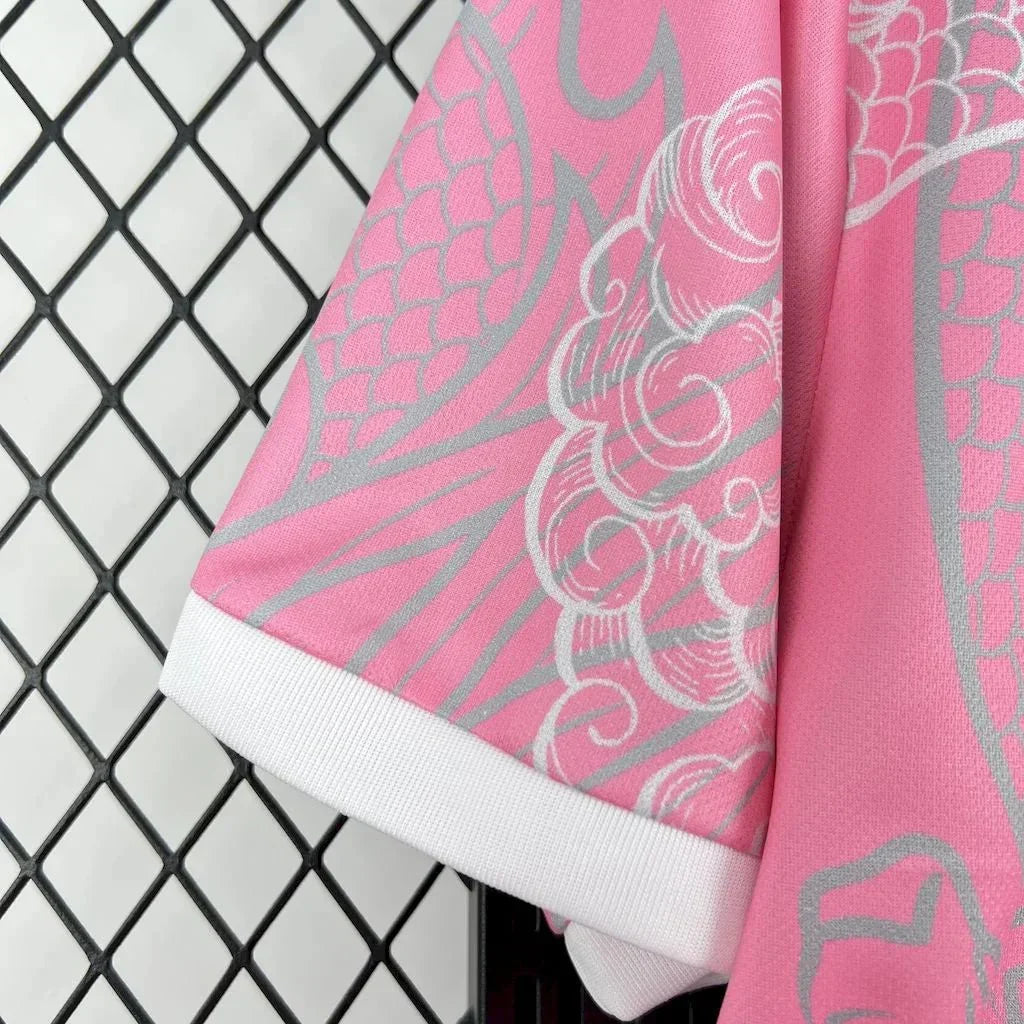 Real Madrid 2025 Pink Dragon Special Shirt