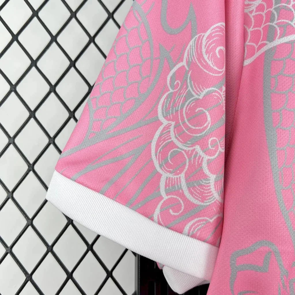 Real Madrid 2025 Pink Dragon Special Shirt