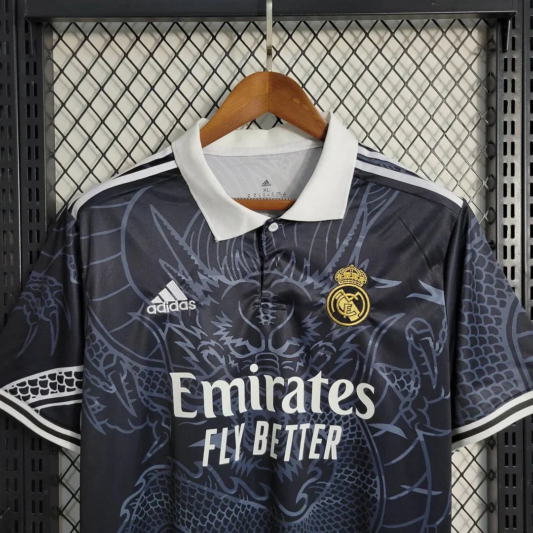 Real Madrid 2024 Navy Dragon Special Shirt