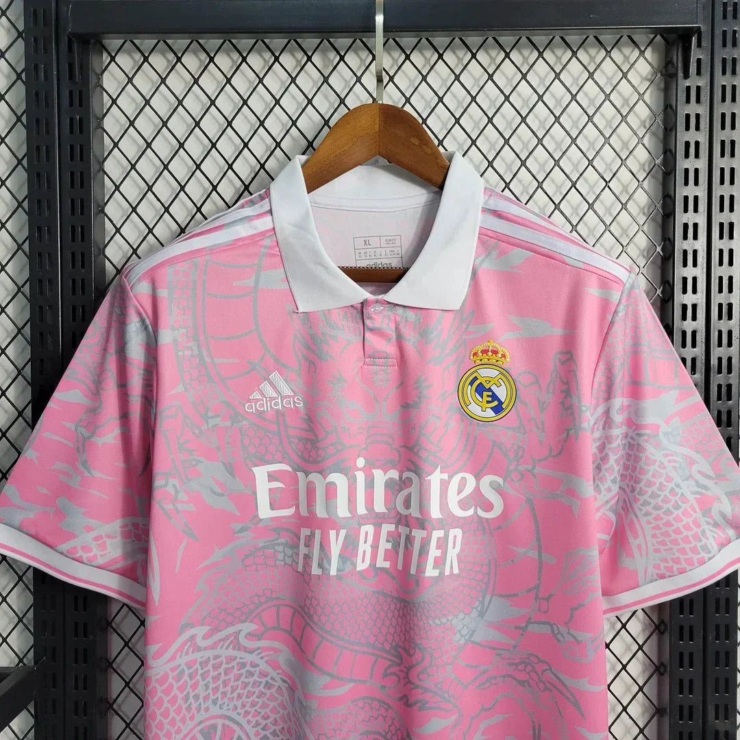Real Madrid 2024 Pink Dragon Special Shirt