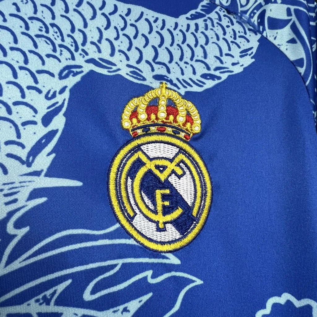 Real Madrid 2024 Blue Dragon Shirt